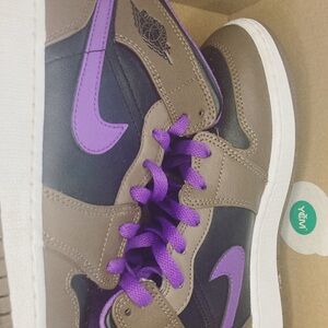 Women's Purple and Brown Sneakers